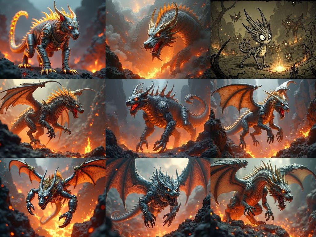 Majestic Dark Fantasy Hybrid Descends into Hellish Abyss Rea...