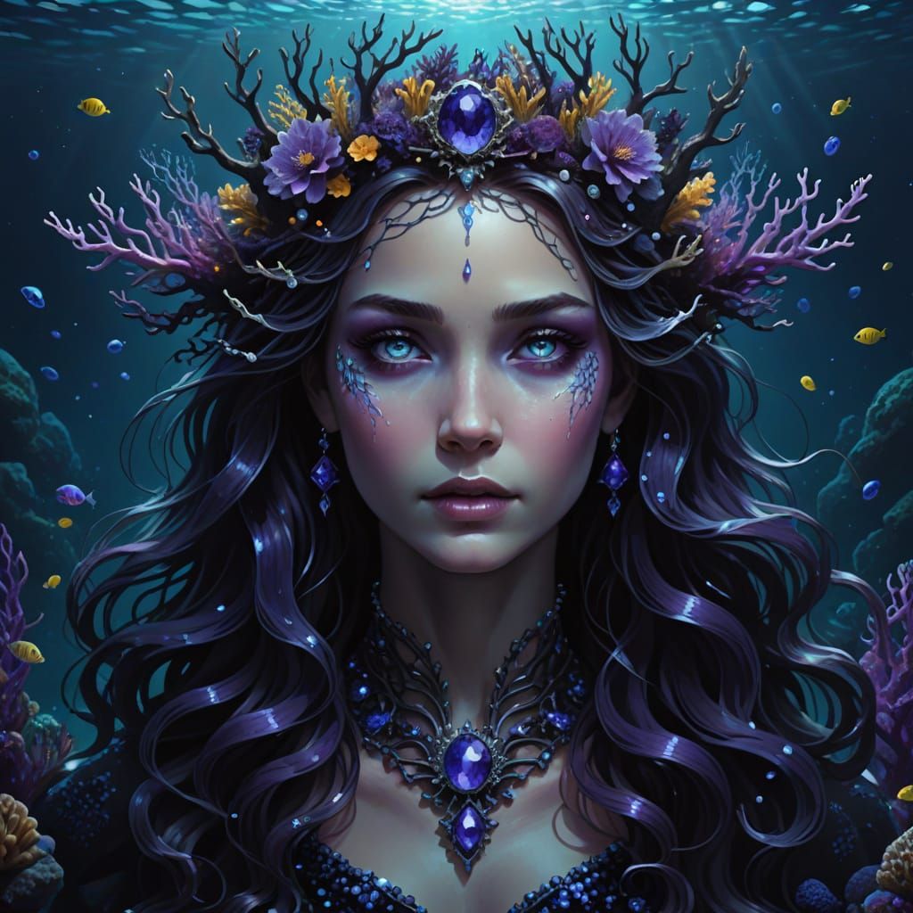 Pherusa, Nereid Goddess of the Sea Depths