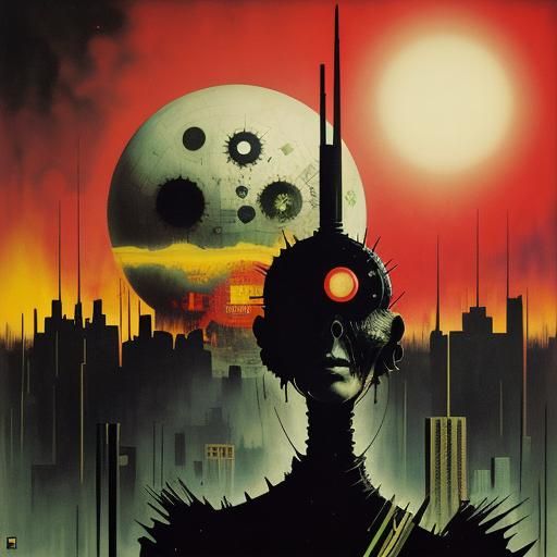 Demonic Close-Up: Analog Horror in Cyberpunk Style