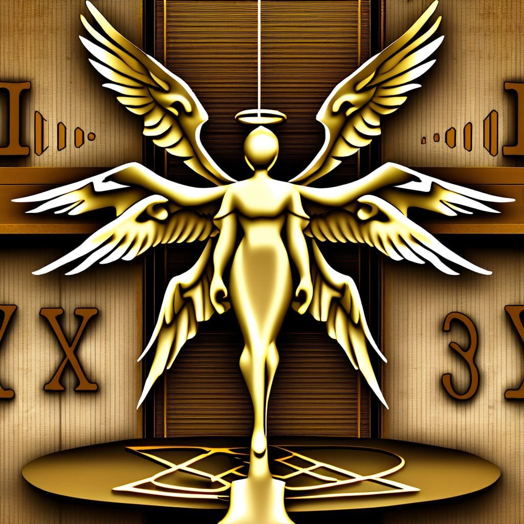 AI Image of a Divine God Figure