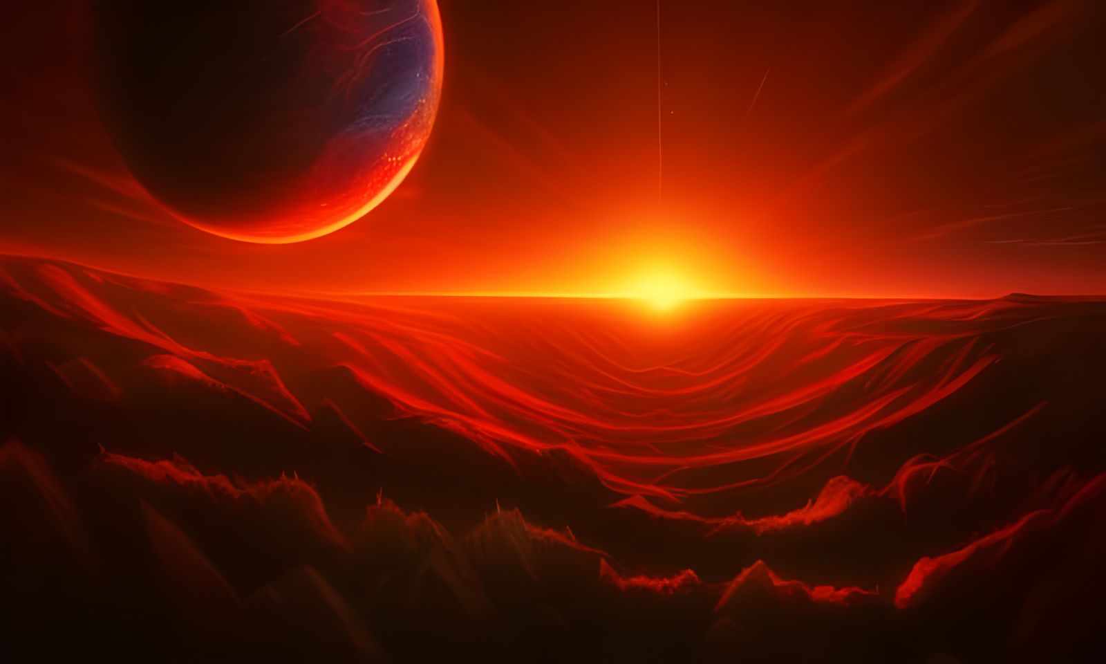 Cosmic Landscape in Unreal Engine with Parallax