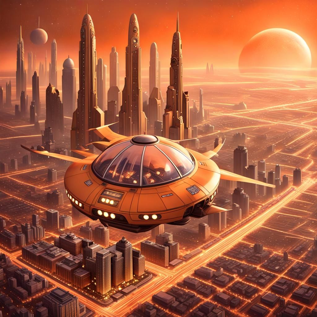 Marsport: Art Deco City on the Martian Plains