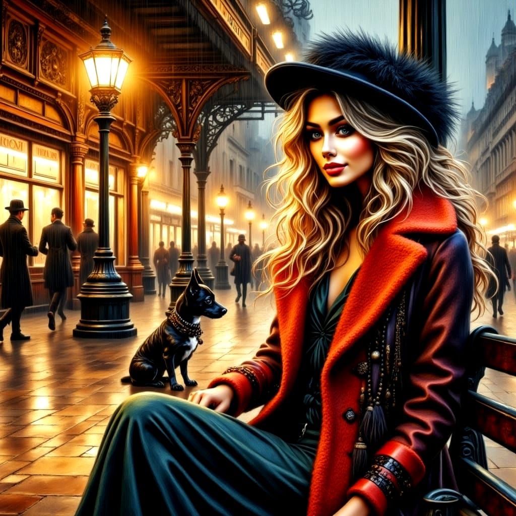 Woman and her chihuahua