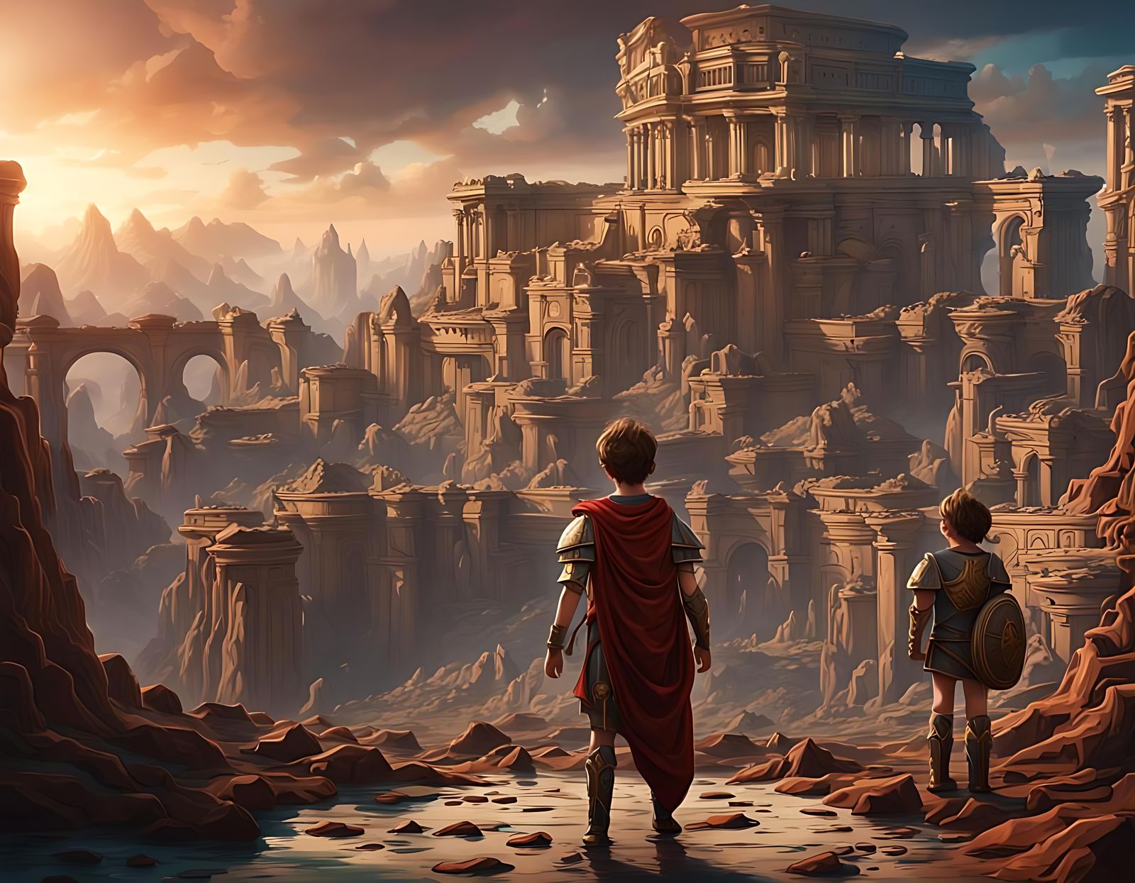 Roman Boy King's Rule Over Future Earth