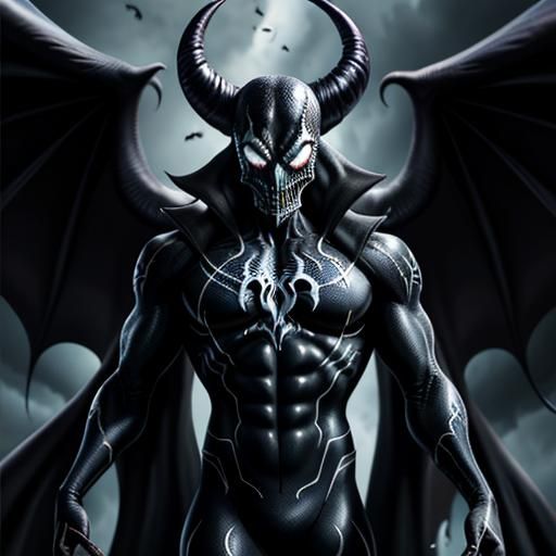 Baphomet Transformed by Venom Symbiote