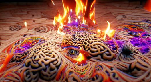 Mystical Fire of the Mind: Occult Digital Art