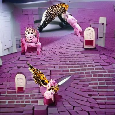 Abstract Art Generated From Blank Prompt