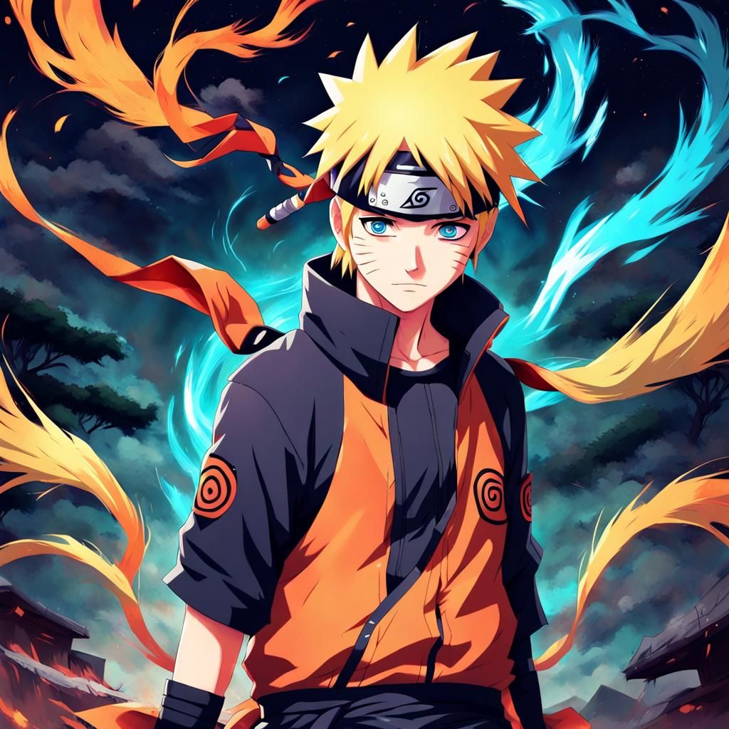 Naruto in Nightcore Style Art