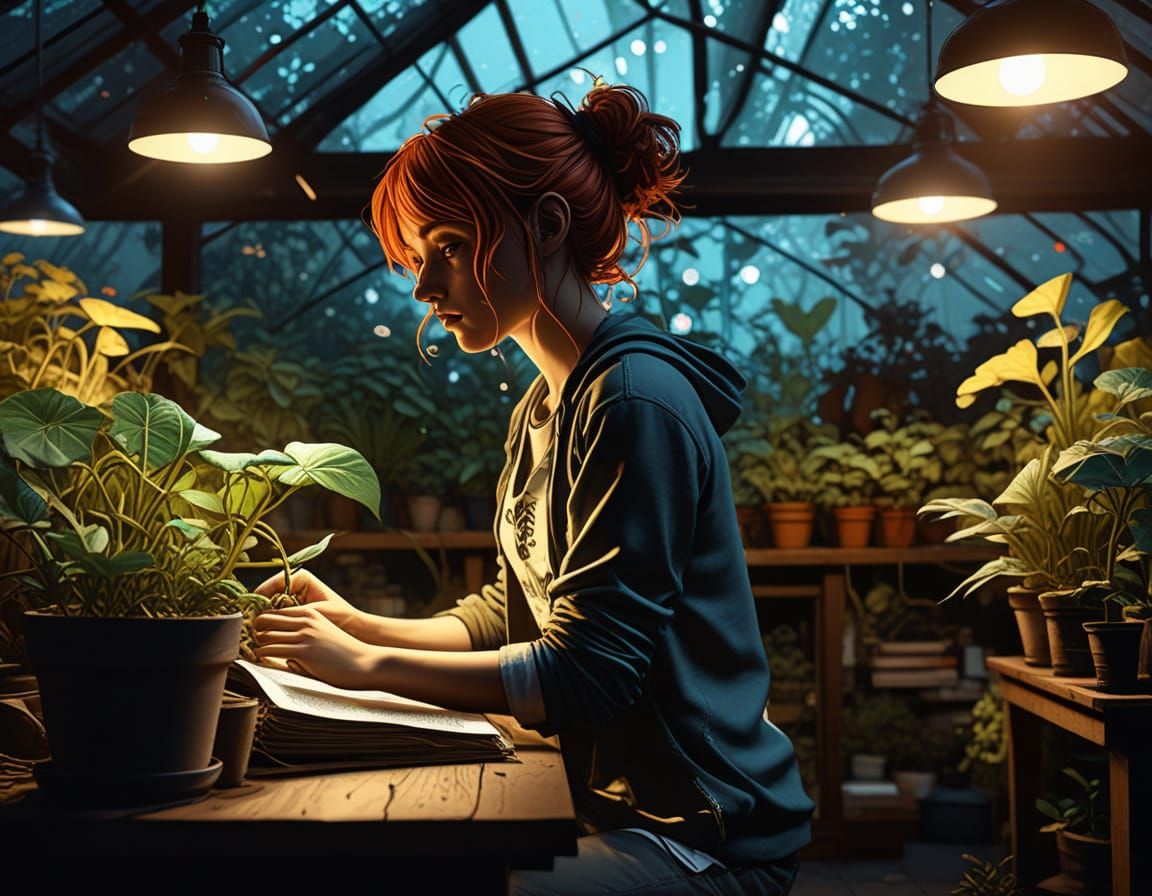 Punk Rock Botanist Cultivating Strange Plants