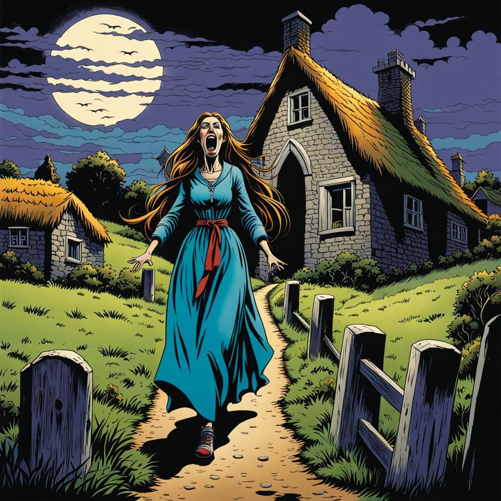 Screaming Woman in Haunted Irish Village