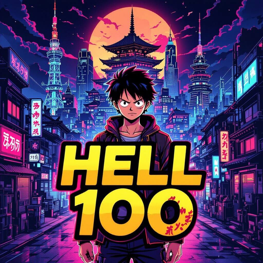 Hell 100 Manga Cover Art: Jigoku in Kyoto Prime