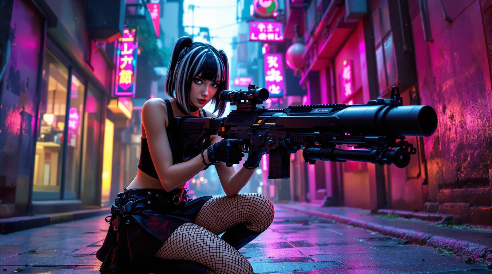 Black Gun Girl 10