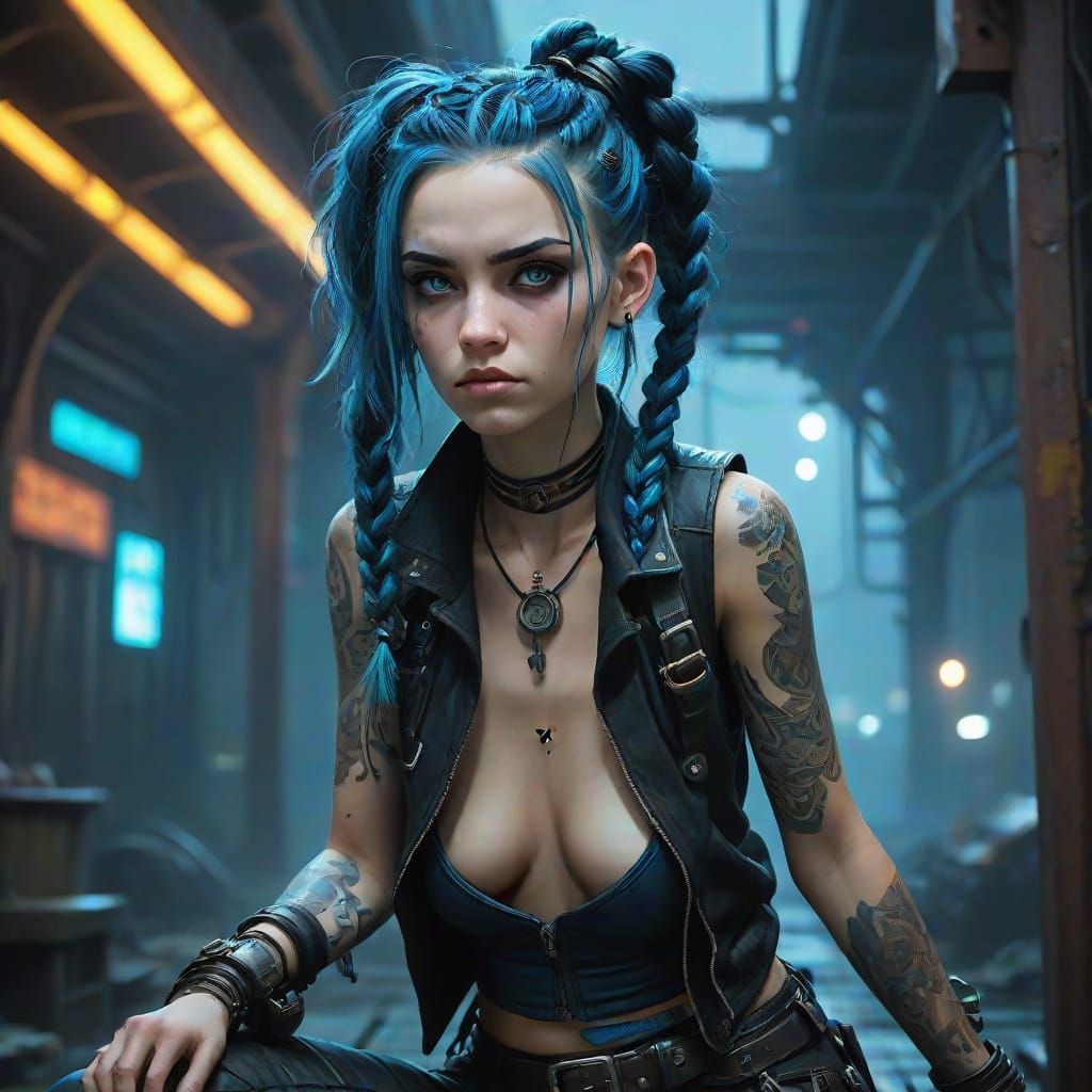 Dark Twin Sits Guard on Zaun's Worn Bridge