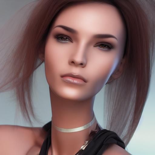 Typical AI Woman with Standard Attractiveness