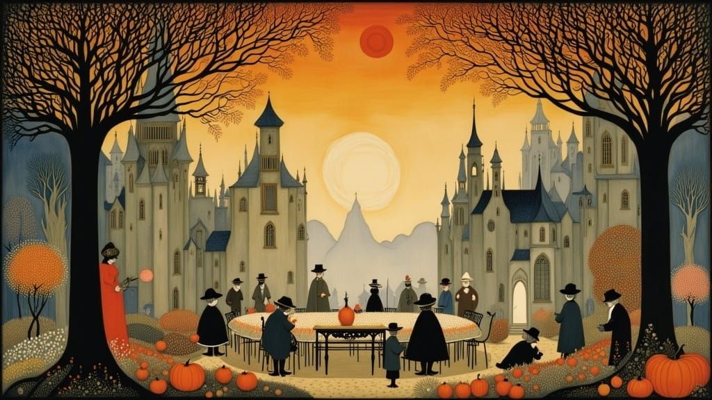 Warm Gathering in a Whimsical Winter Wonderland