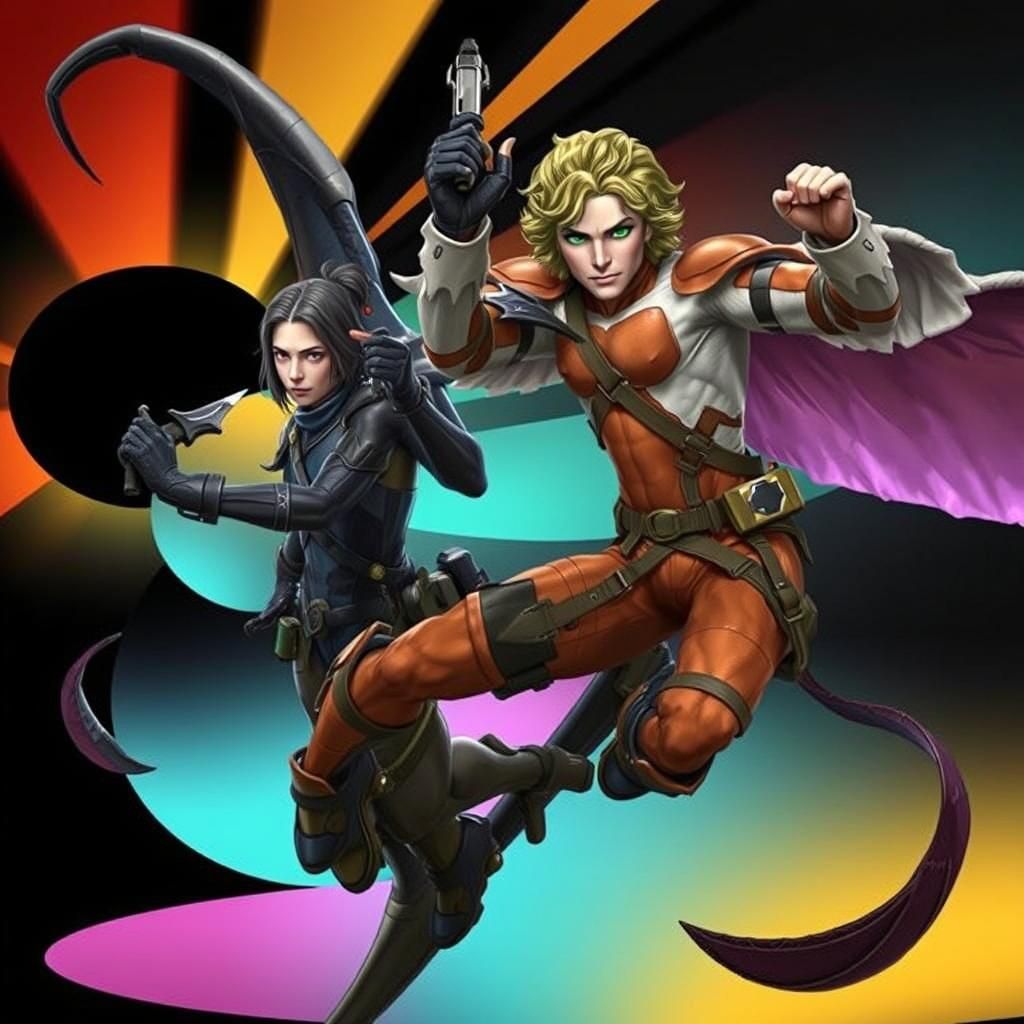 Photorealistic Cherub with Sharp Focus and Vibrant Colors