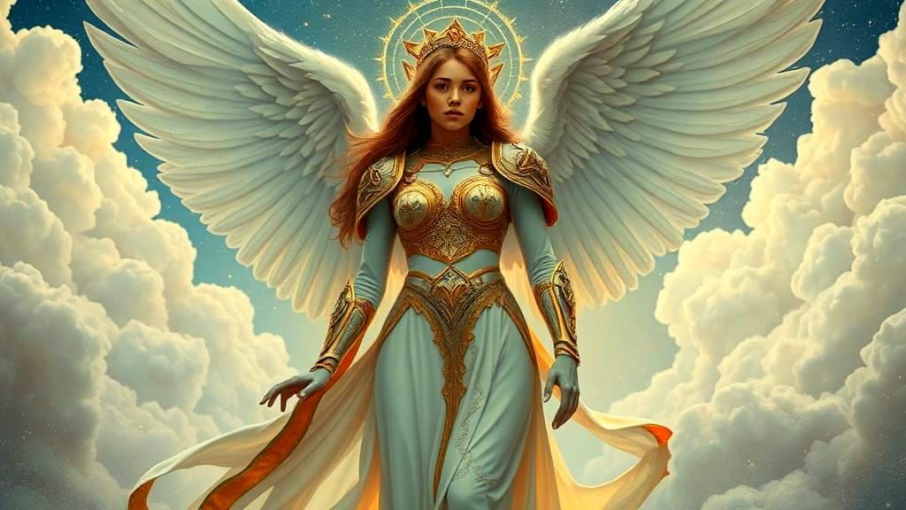 Archangel Tara: A Digital AI Portrait