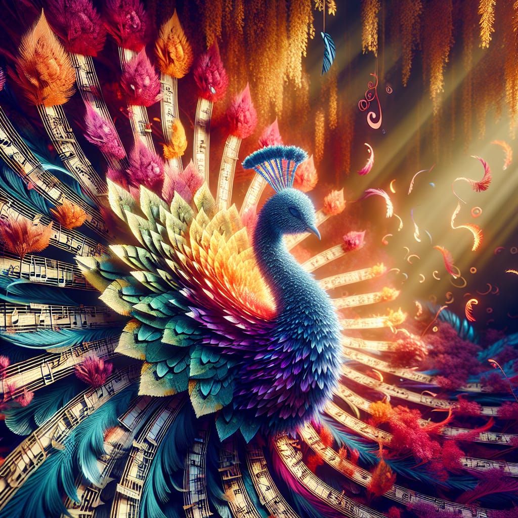Musical Peacock