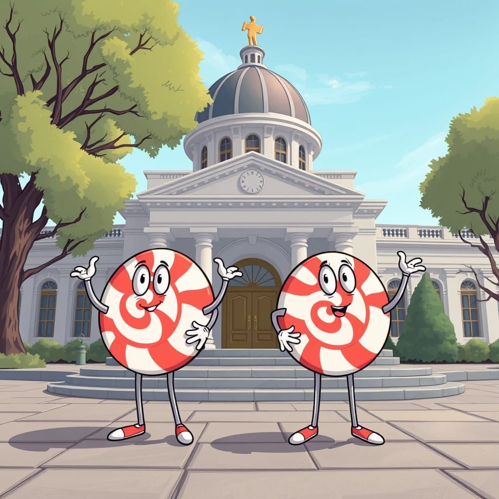 Peppermint Politicians in Unlikely Places