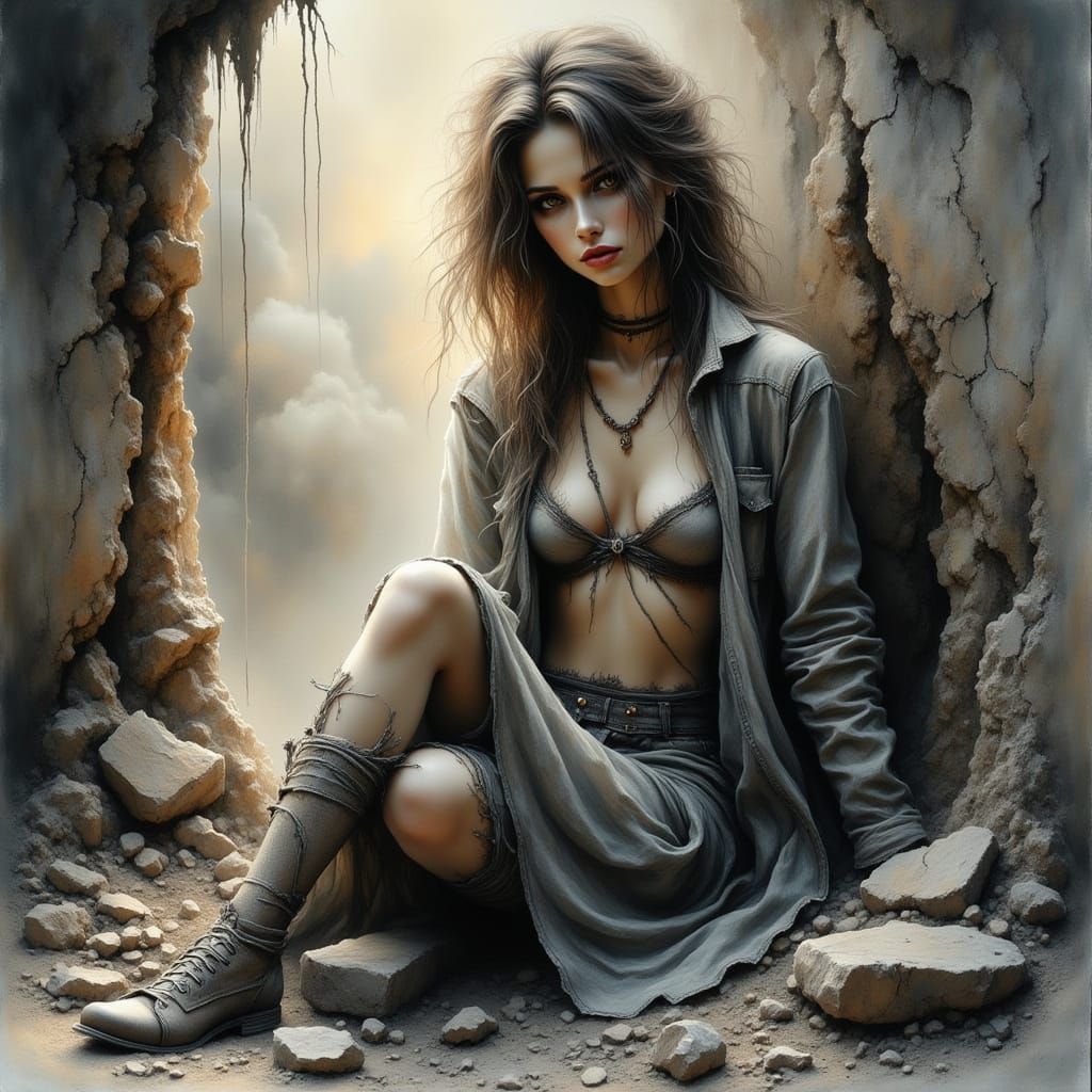 Haunted Beauty in Ruin