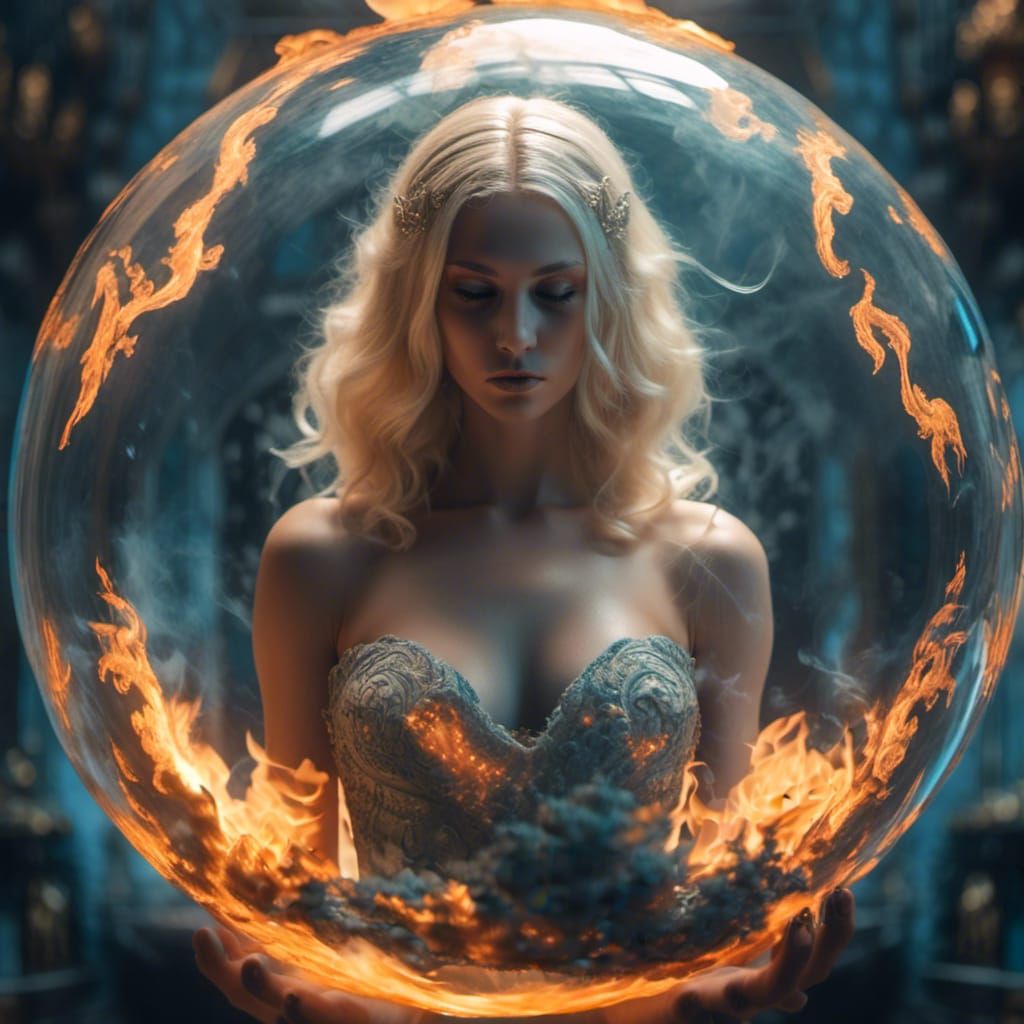 I see the future when I gaze into the flames