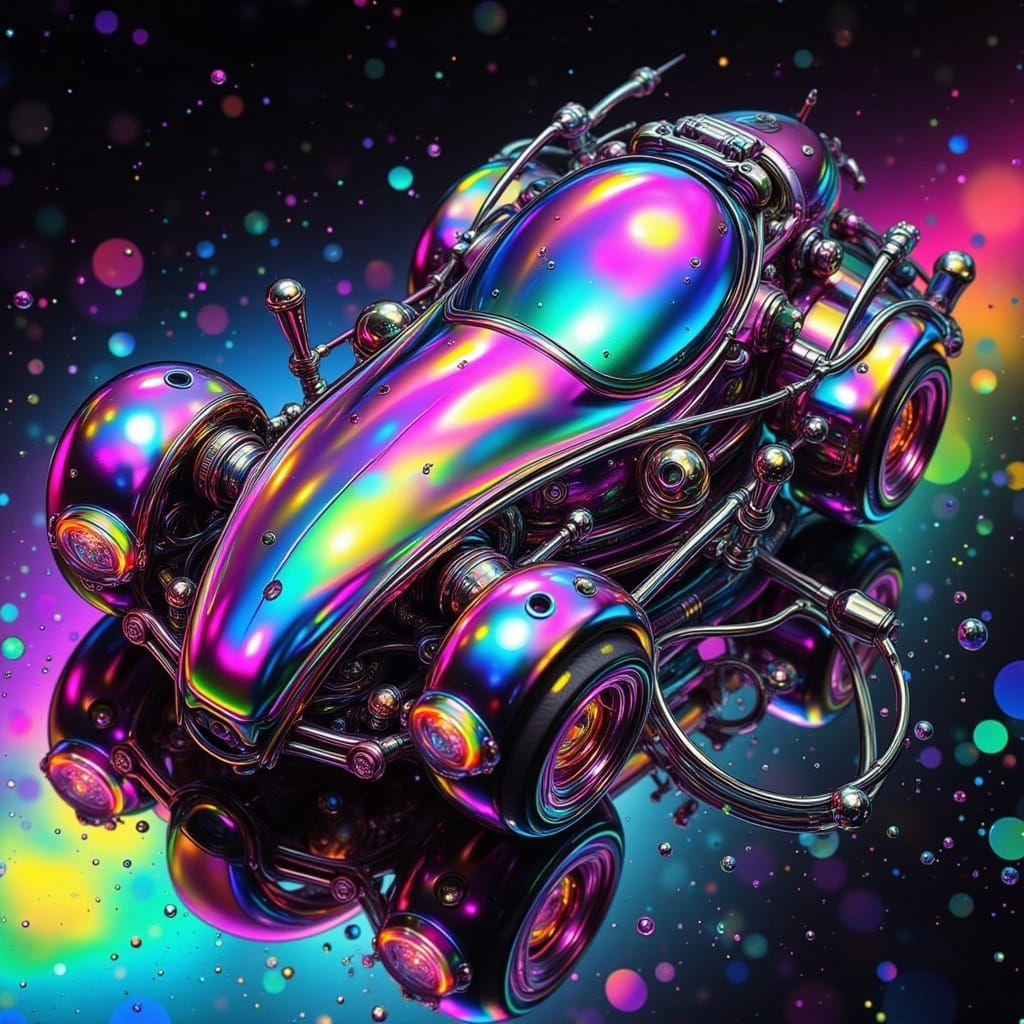 Futuristic Fairy Punk Metal Aesthetic