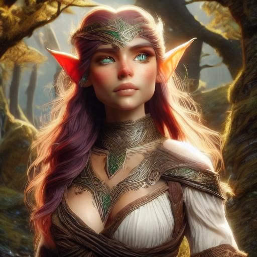 Hyper-Realistic Fantasy Elf Maiden
