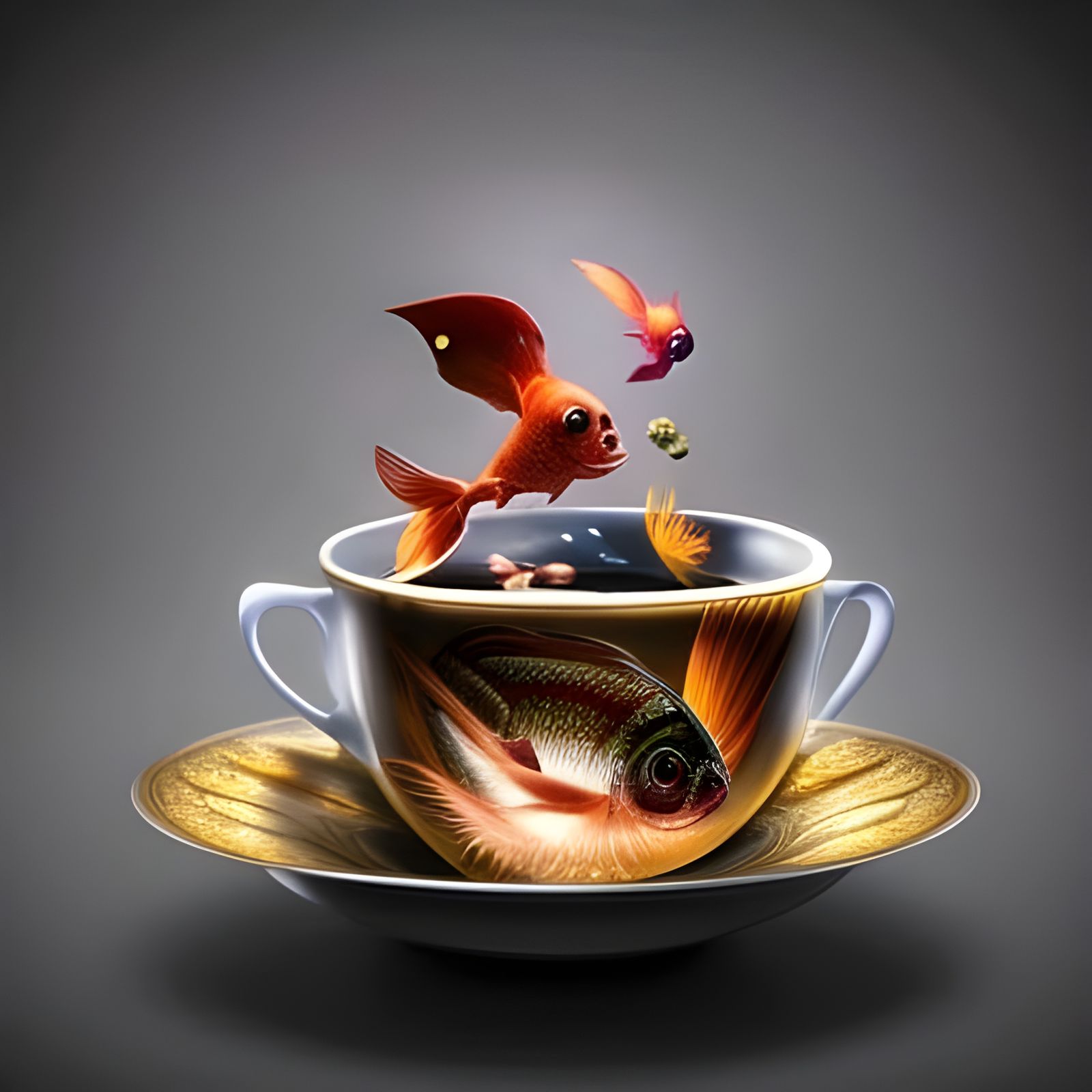 Goldfish cup