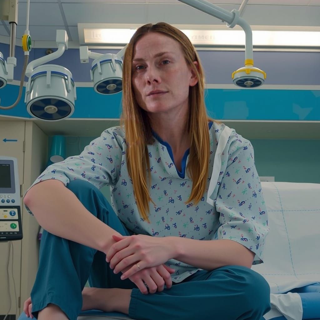Jac Naylor in Hospital Operating Theatre