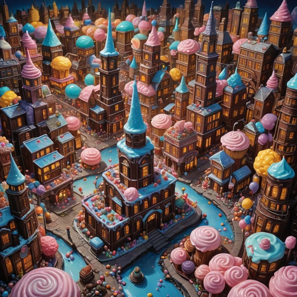 Sweet Metropolis: A City Made of Candy