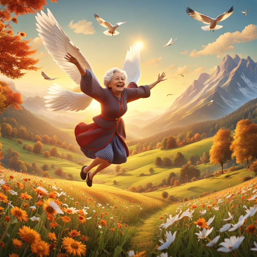Image: Spring is coming. Grandma is flying around the country again.