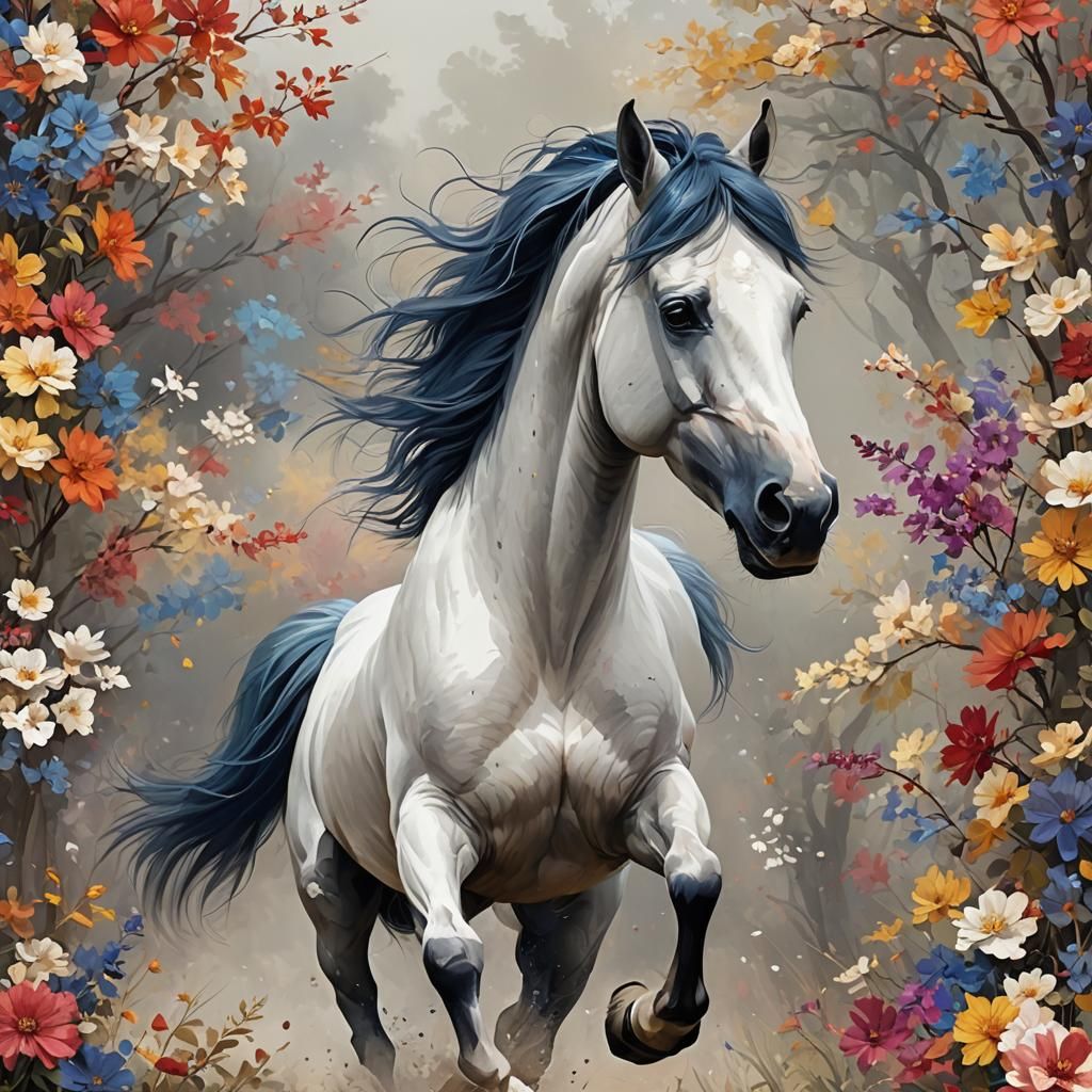 Monochrome Ideal Horse