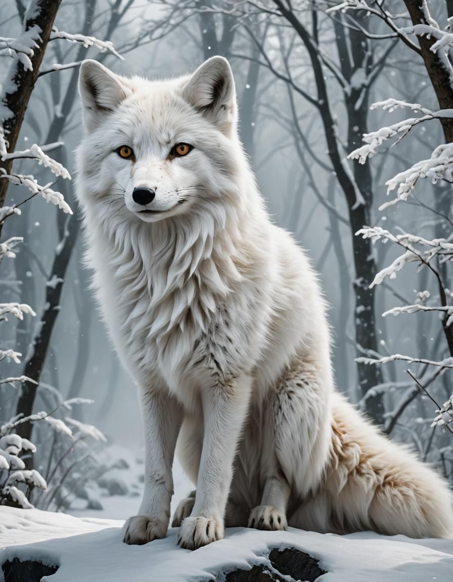 Full Grown Artic fox