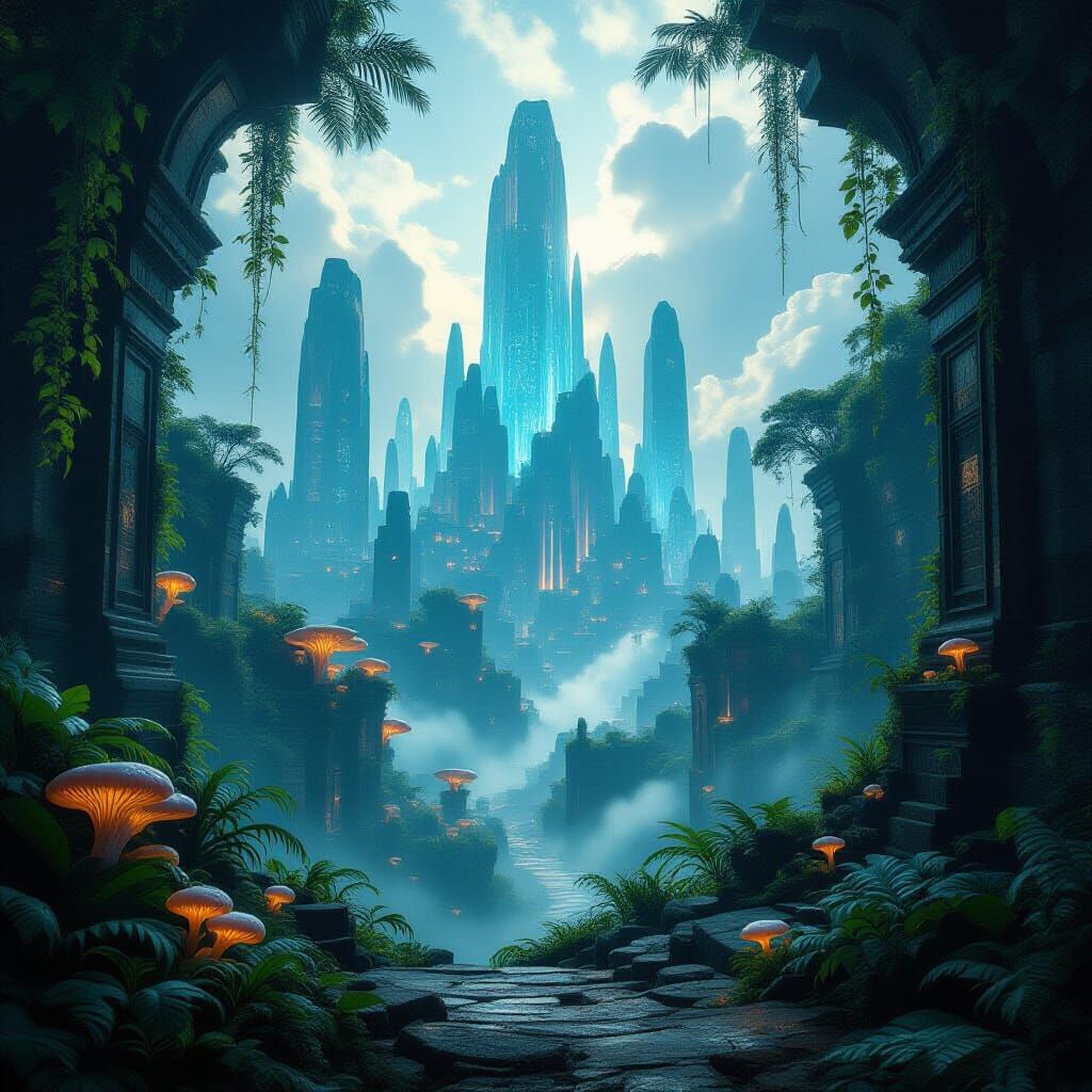 Alien Jungle Reclaims Forgotten City Ruins