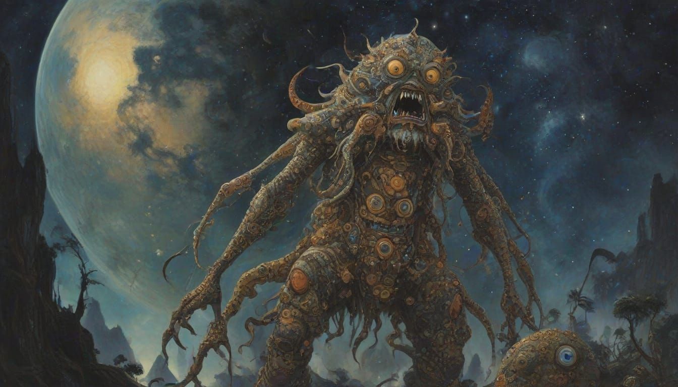 Mythical Creature in a Cosmic Landscape