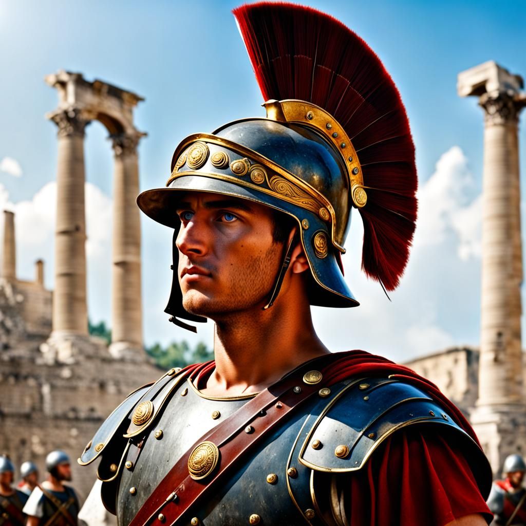 Young Roman Empire Soldier