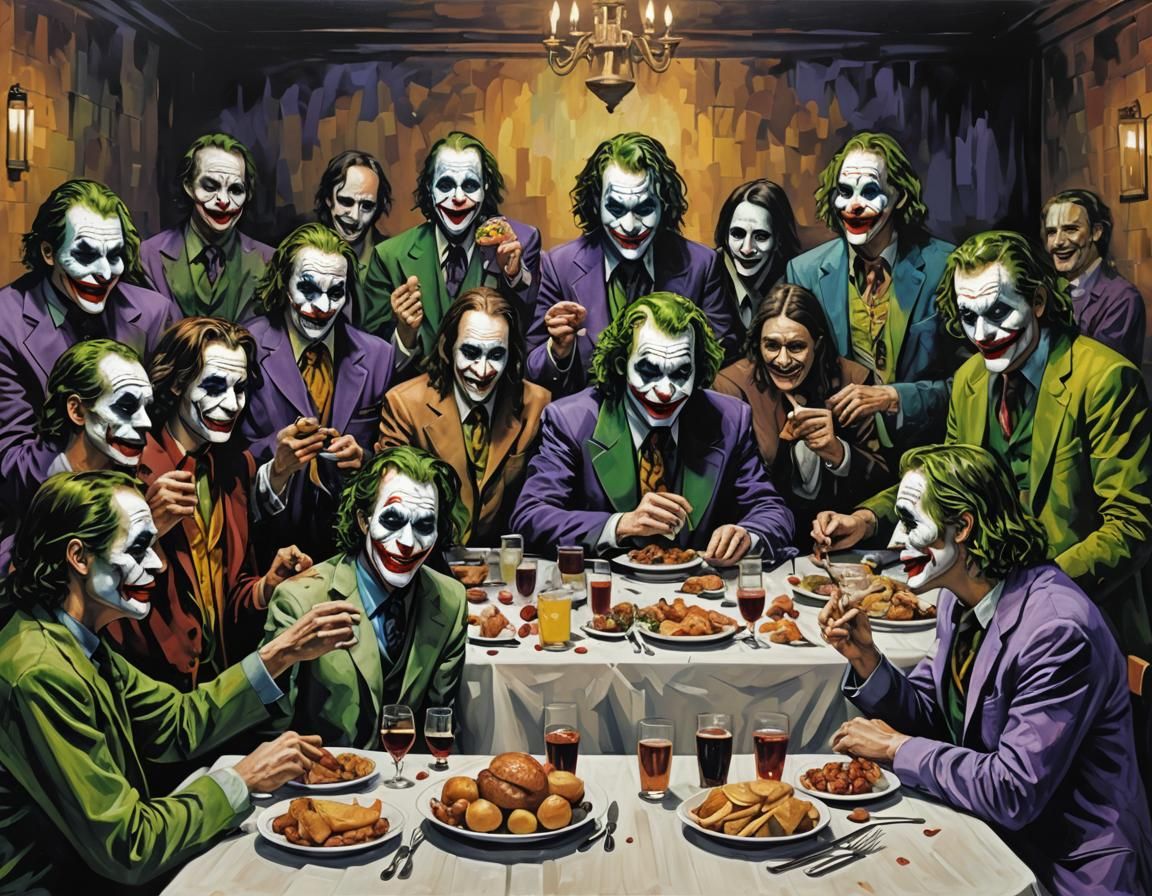 The Joker's Last Supper: A Chaotic Gathering