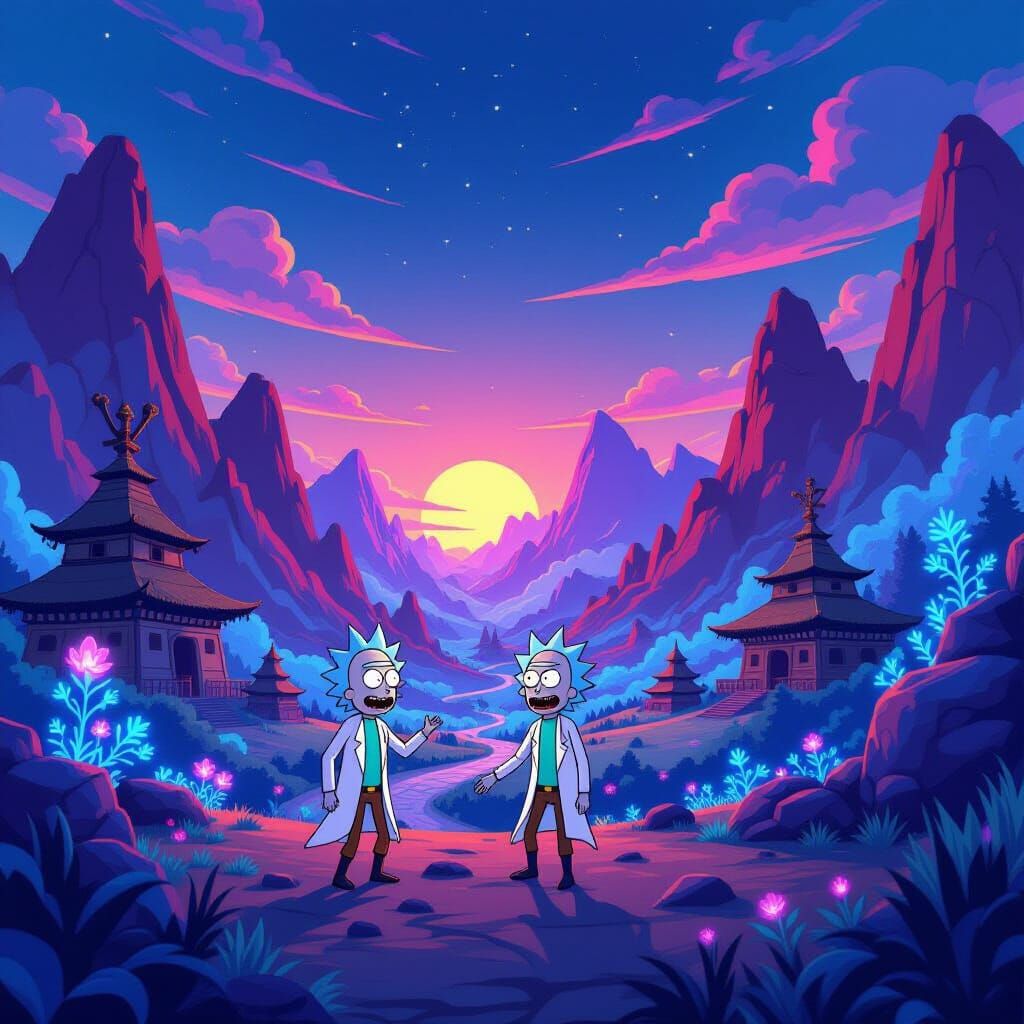 Rick and Morty Explore a Fantastical Xiongnu Realm