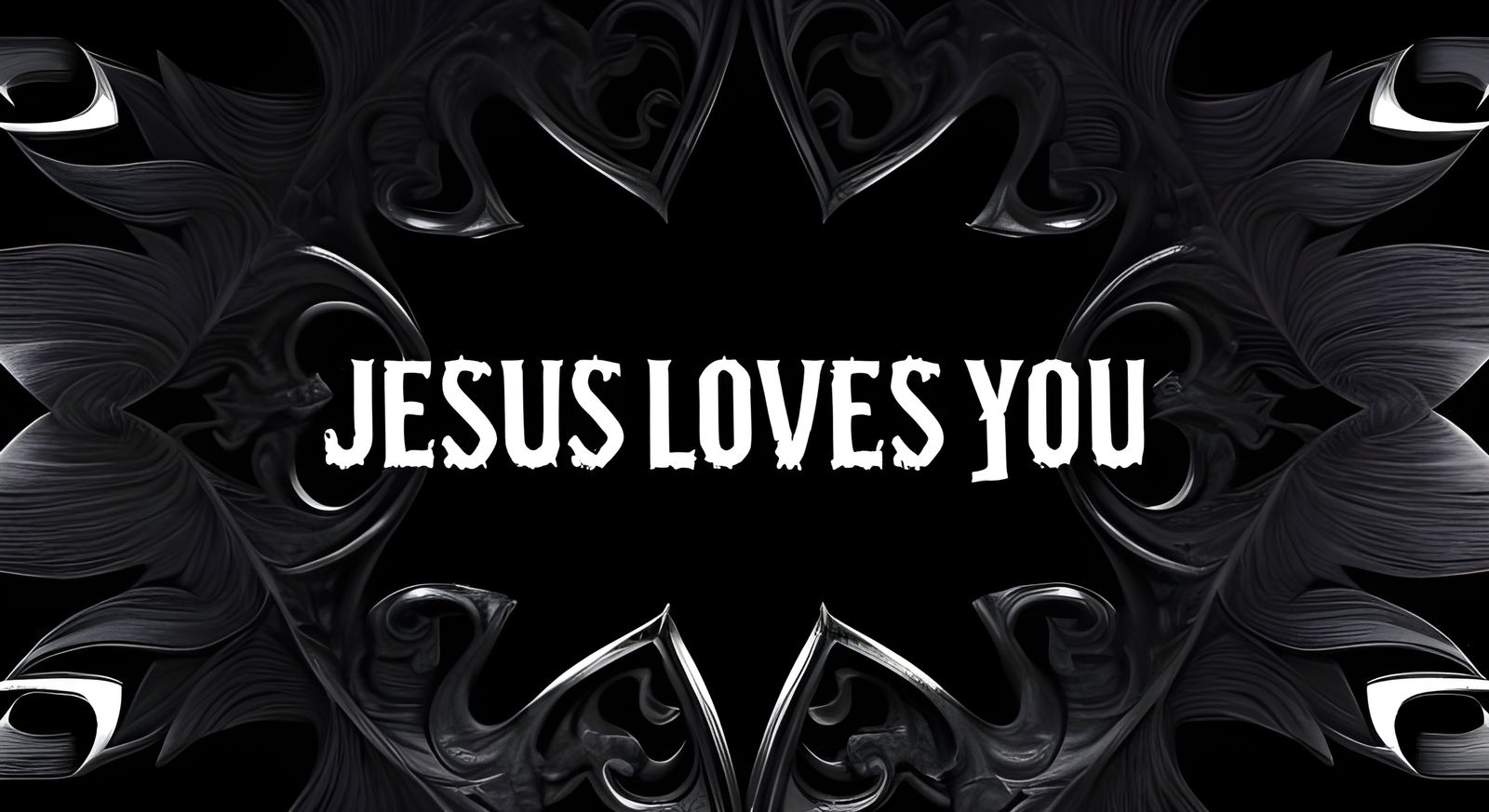 Jesus Loves You on Fleur de Lis