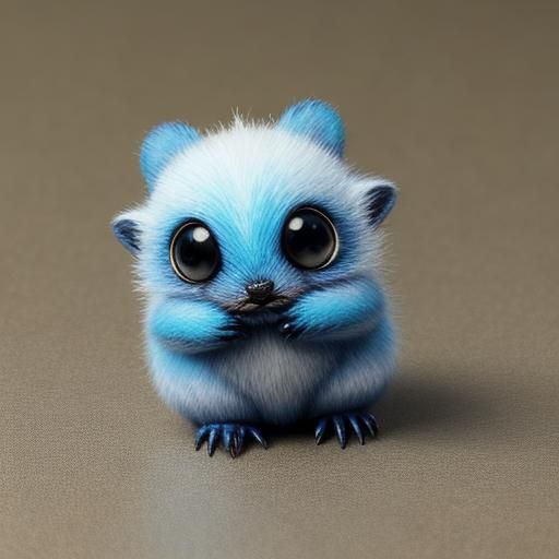 Adorable Creature of Unknown Origin in Hyperrealism