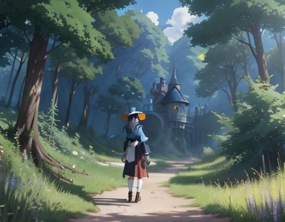 Anime Witch Alchemist Laboratory, Ghibli Style