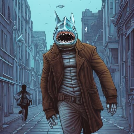 Shark man