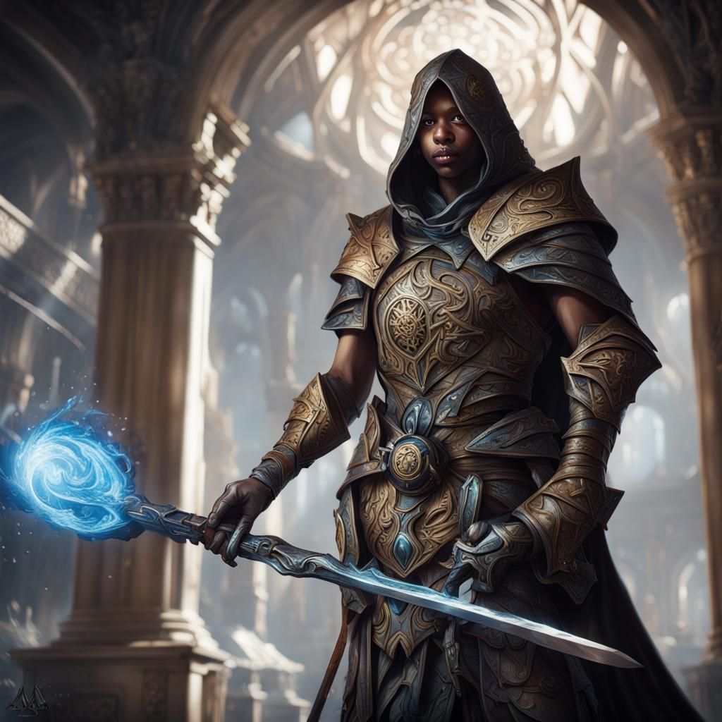 Ashiok Planeswalker: Hyperrealistic Magic The Gathering Art