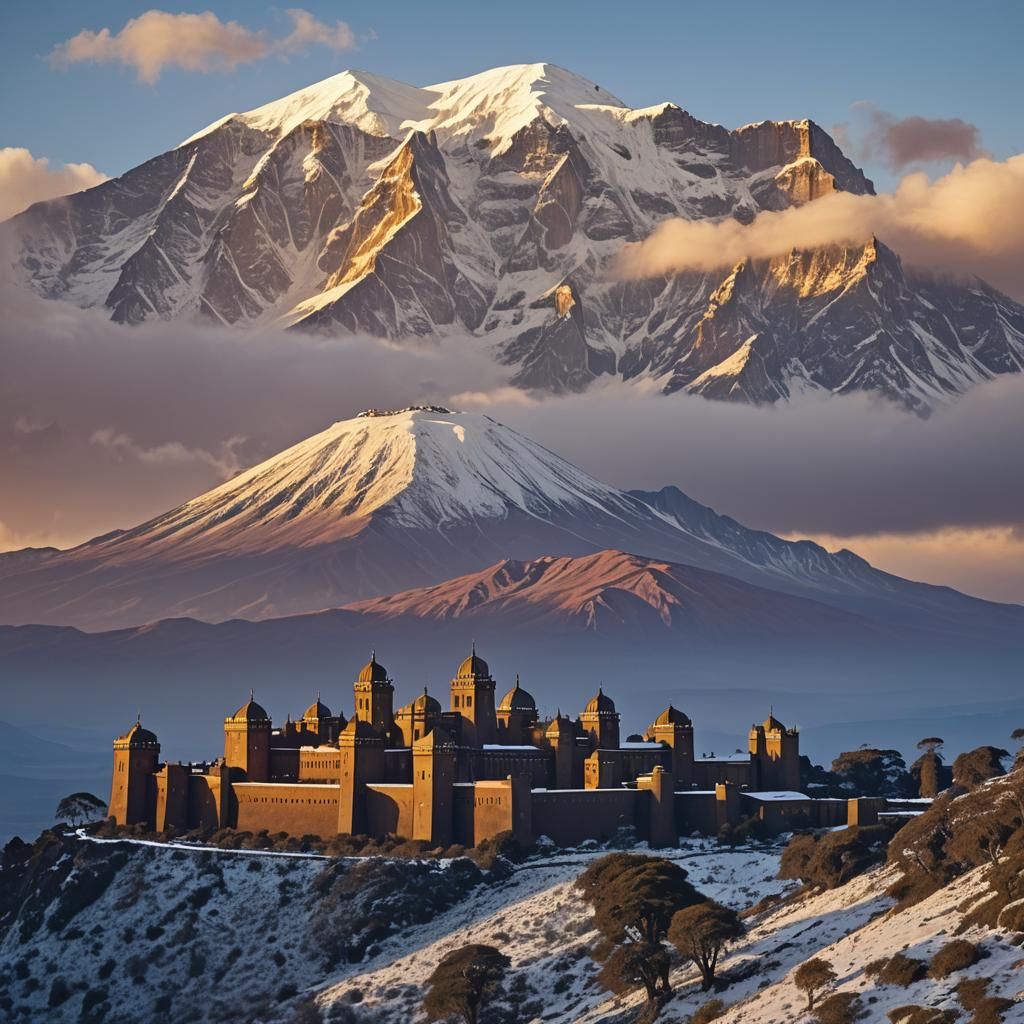 Kilimanjaro: Sultan's Palace in Golden Light