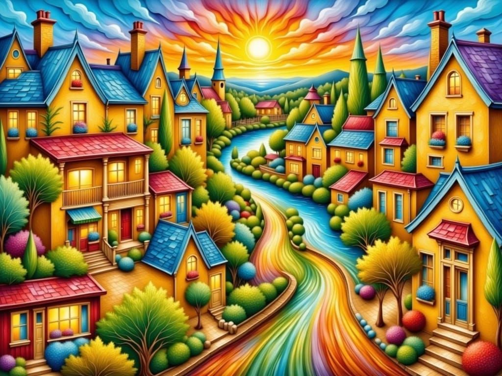 The little stream in the city