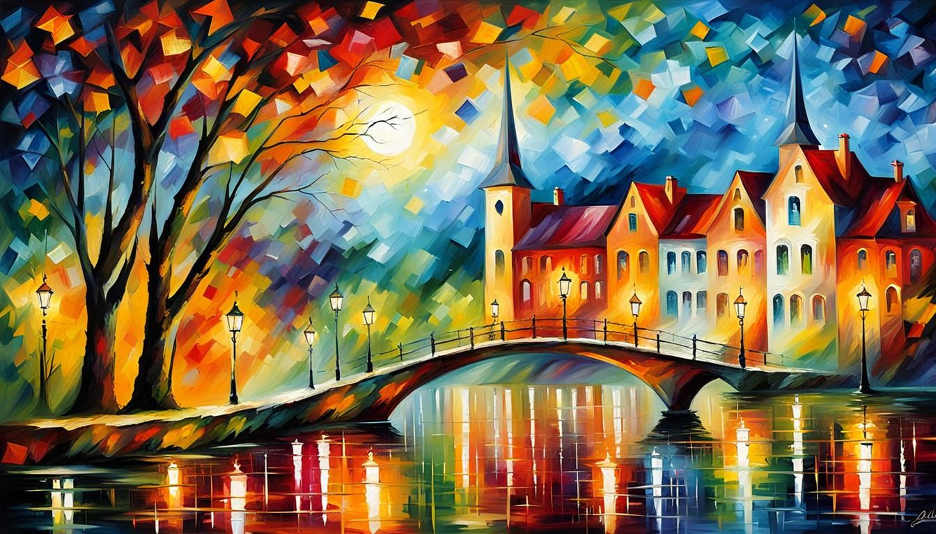 Magical World Symphony in Impressionistic Style