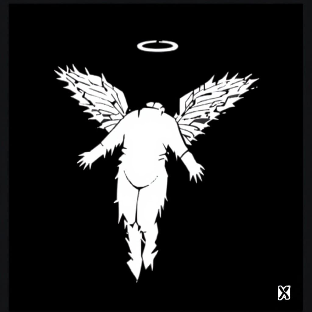 Xparasites Gang Logo: Menacing Insectoid in Graffiti Style