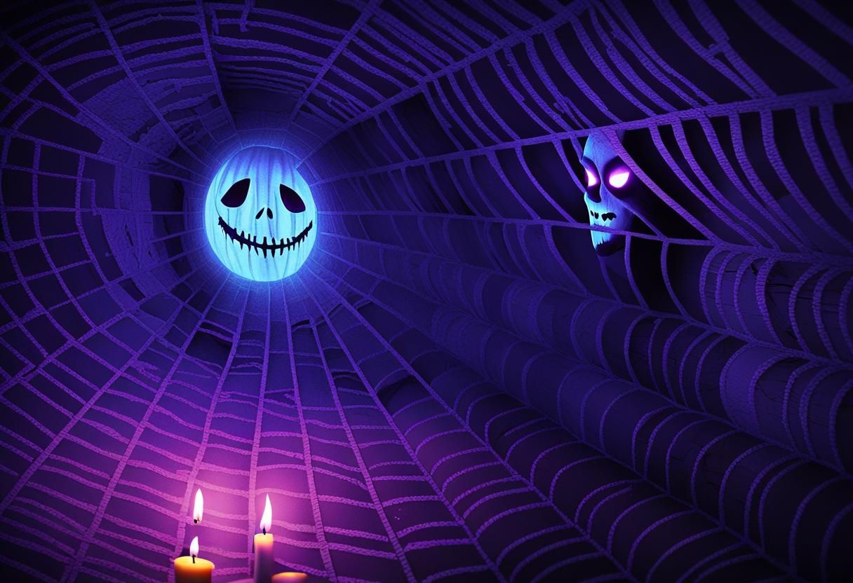 Mysterious Ghostly Figure in a Haunted House