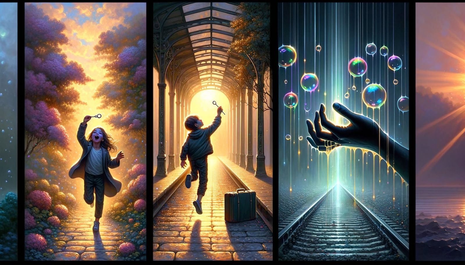 Triptych of Joy, Longing, and Unspoken Connection