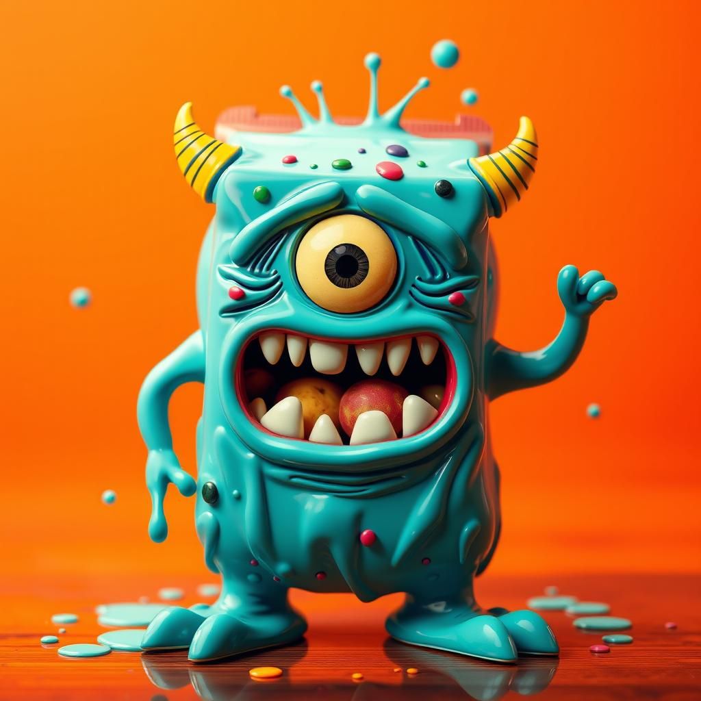 Monster Fruit Bags: Pop Art Package Design